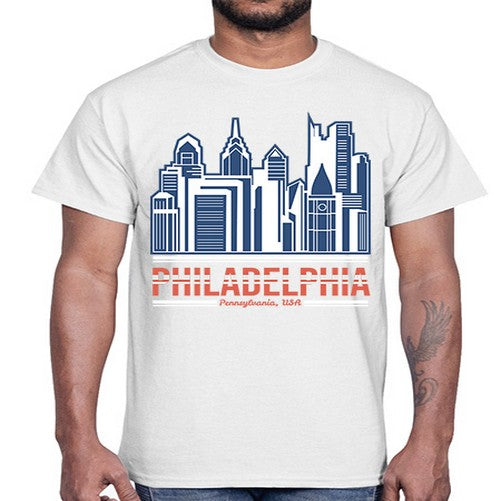Philadelphia 1604#- cities- Cotton Tee