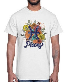 Pisces 129#- pisces- Cotton Tee