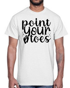 Point your toes 172#- ballet- Cotton Tee