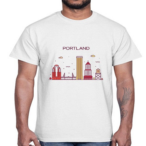 PortlandOregon 1682#- cities- Cotton Tee