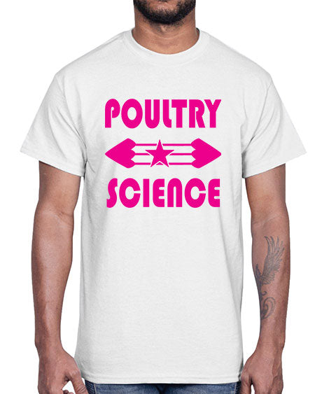 PoultryScienceScience tshirt design PoultryScience Sciencetshirtdesign 158#- general science- Cotton Tee