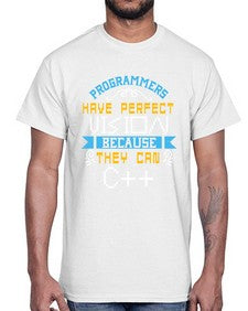 Programmers have perfect vision 18#- computer- Cotton Tee