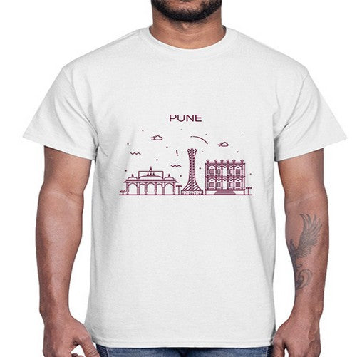 Pune 1694#- cities- Cotton Tee