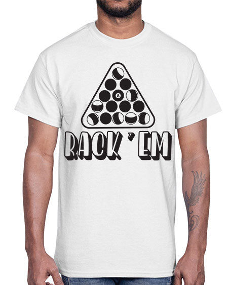 Rack em 558#- billards- Cotton Tee