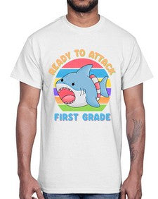 Ready to Attack first Grade 710#- first grade- Cotton Tee