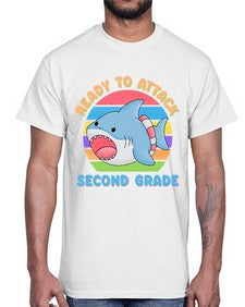Ready to Attack second Grade 714#- second grade- Cotton Tee