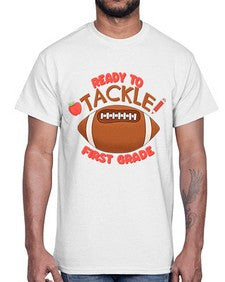 Ready to tackle first Grade 742#- first grade- Cotton Tee