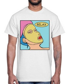 Relax 1013#- art pop art- Cotton Tee