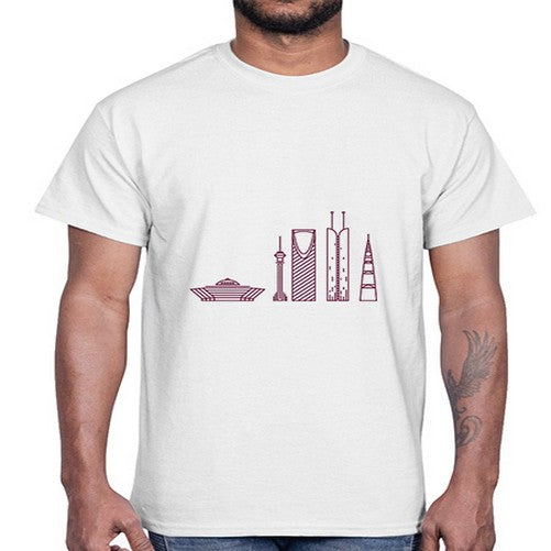 Riyadh 1740#- cities- Cotton Tee
