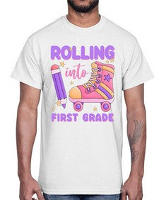 Rolling into first Grade 785#- first grade- Cotton Tee