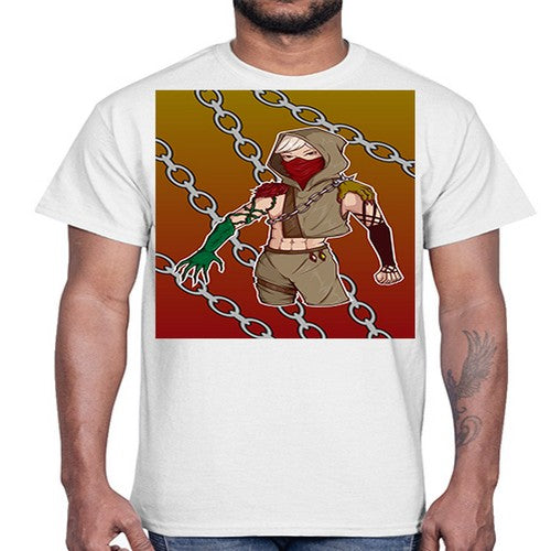 Rose and demon 75#- anime- Cotton Tee