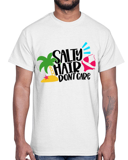 Salty Hair Dont Care Style 29#- summer- Cotton Tee