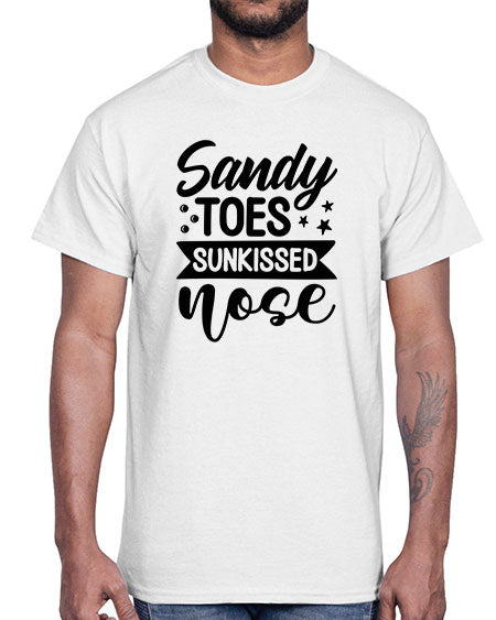 Sandy toes sunkissed nose 01#- summer- Cotton Tee