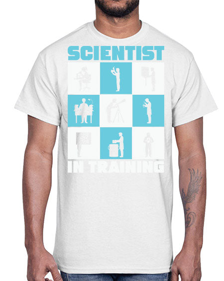 ScientistInTrainingScienceScientistSkinite Scientist Skinite 40#- general science- Cotton Tee