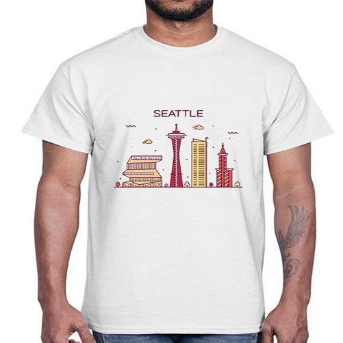 Seattle 1810#- cities- Cotton Tee