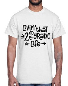 Second Grade Life 826#- second grade- Cotton Tee
