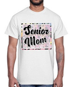 Senior mom 866#- twelfth grade- Cotton Tee