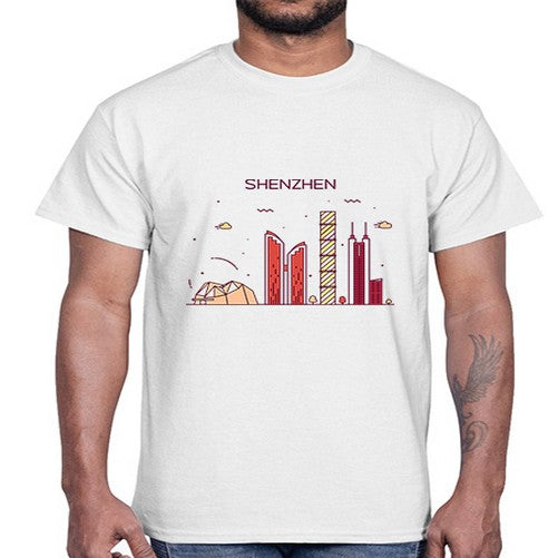 Shenzhen 1834#- cities- Cotton Tee