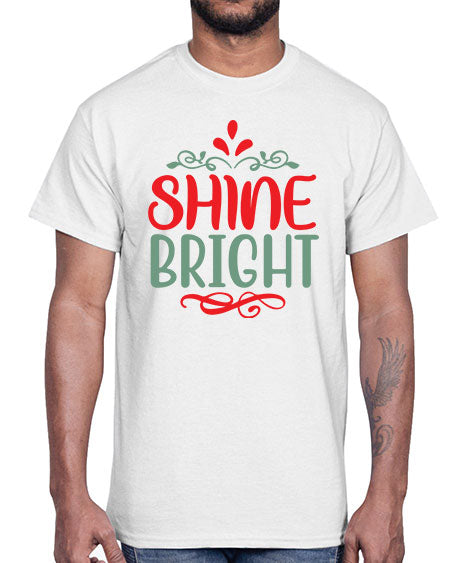 Shine Bright 141#-  fashion- Cotton Tee