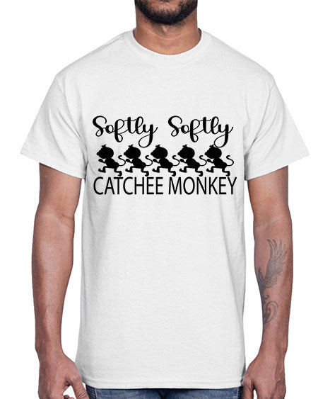 Softly softly catcher monkey - monkey- Cotton Tee