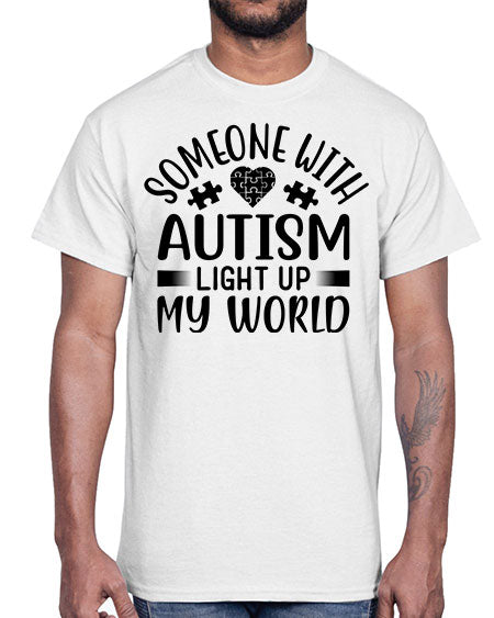 Some one with Style 50#- autism- Cotton Tee