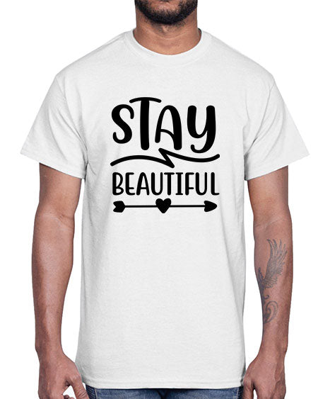 Stay Beautiful 147#-  fashion- Cotton Tee
