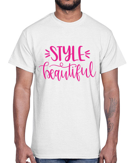 Stay Beautiful 148#-  fashion- Cotton Tee