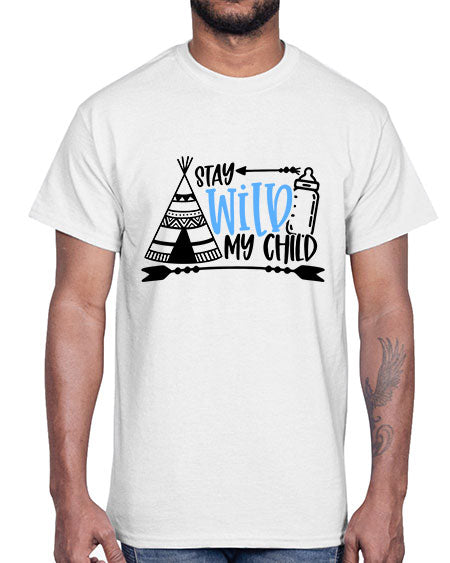 Stay Wild My Child Style 448#- baby- Cotton Tee