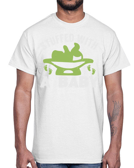 Stuffed with a Baby Style 211#- baby- Cotton Tee