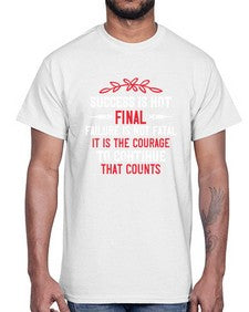 Success is not final Failure is not fatal Style 1429#- nurse- Cotton Tee