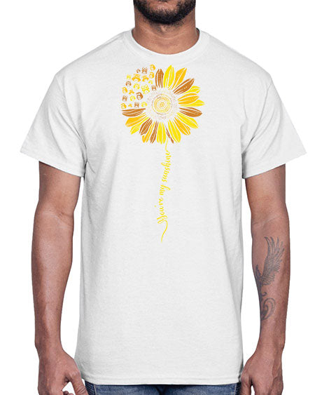 Sunflower Owl You Are My A TurtleRabbit 19#- owl- Cotton Tee