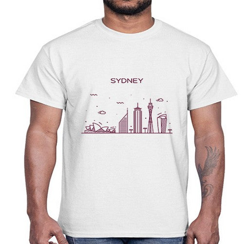 Sydney 1917#- cities- Cotton Tee