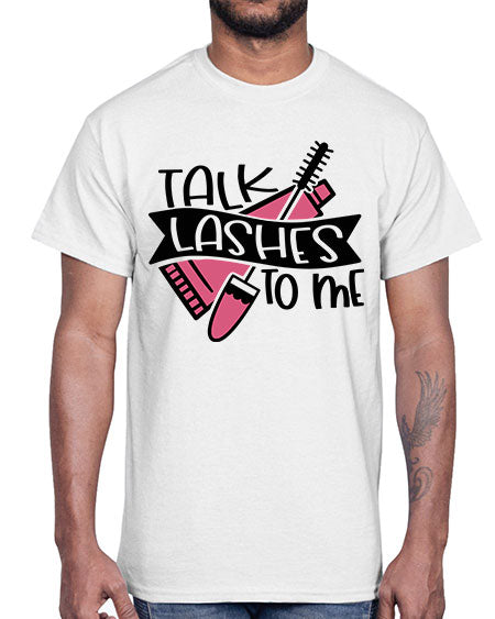 Talk Lashes To Me Style 17#-makeup Cotton Tee
