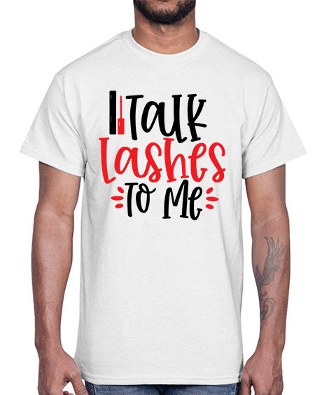 Talk Lashes To Me Style 219#-makeup Cotton Tee