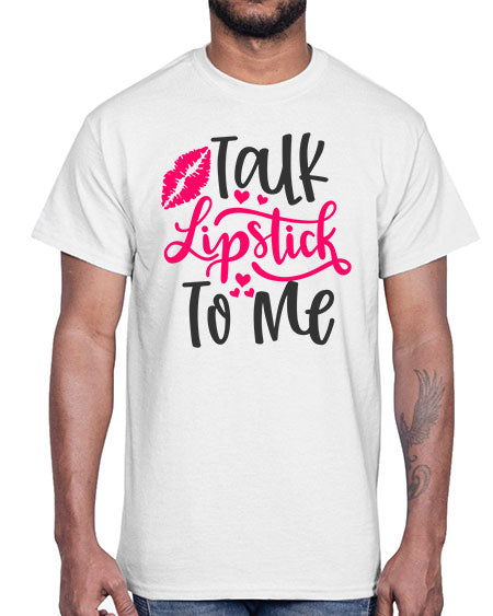 Talk Lipstick To Me Style 217#-makeup Cotton Tee