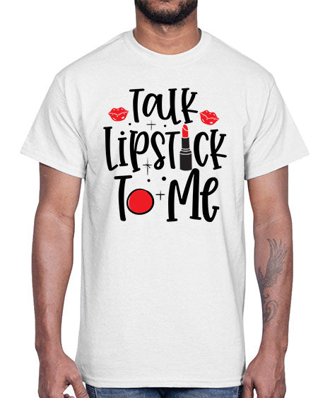 Talk Lipstick To Me Style 218#-makeup Cotton Tee