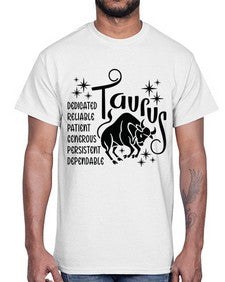 Taurus 486#- taurus- Cotton Tee