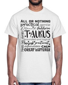 Taurus 573#- taurus- Cotton Tee