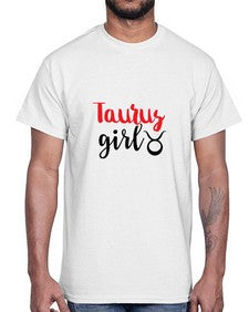 Taurus girl 489#- taurus- Cotton Tee