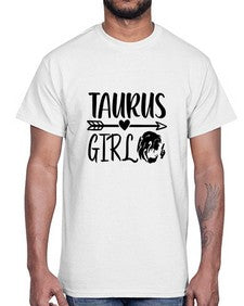 Taurus girl 498#- taurus- Cotton Tee