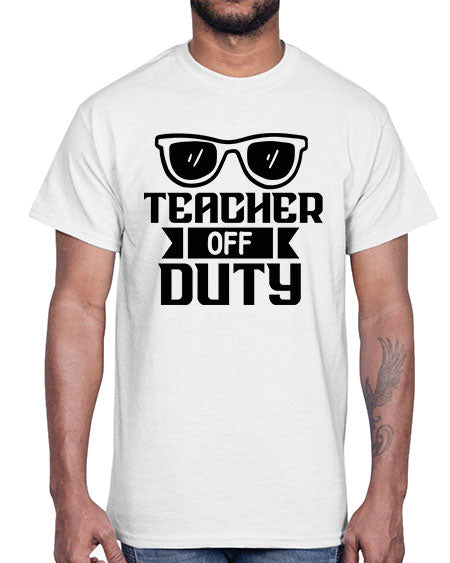 Teacher off duty 01#- summer- Cotton Tee