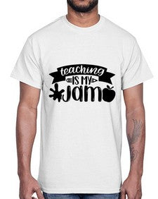 Teaching Is My Jam Style 1482#- teacher- Cotton Tee