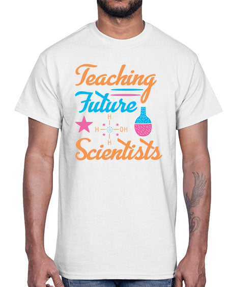 TeachingfuturescientistsScience tshirt design Sciencetshirtdesign 23#- general science- Cotton Tee
