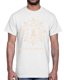 The Art of Meditation 543#- yoga- Cotton Tee