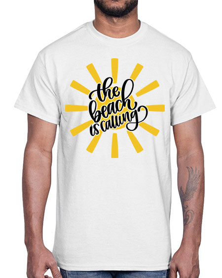 The Beachy Is Calling Style 10#- summer- Cotton Tee