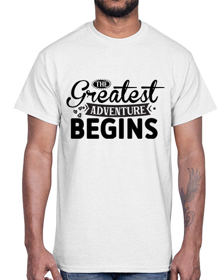 The Greatest Adventure Begins 456#- kids- Cotton Tee