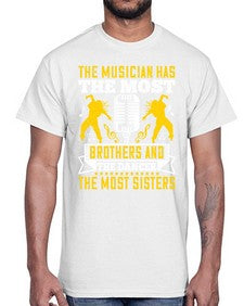 The musician has the most brothers and the dancer the most sisters 41#- dance2- Cotton Tee