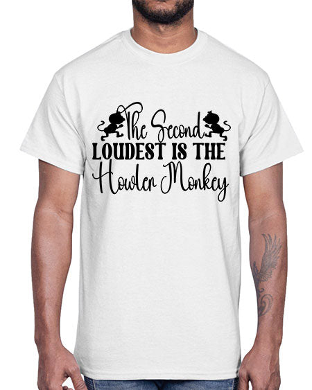 The second loudest is the - monkey- Cotton Tee