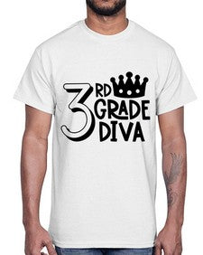 Third Grade Diva 953#- third grade- Cotton Tee