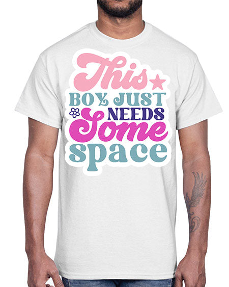 This boy just needs some space 6#- space- Cotton Tee